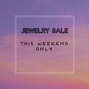 All Items on Sale This Weekend Only!